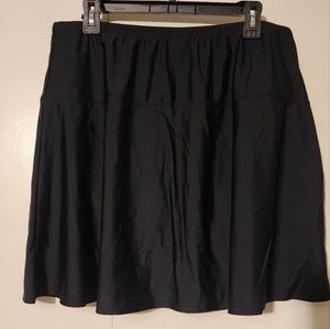 Coastal Rose BLACK SIZE 20 swim skort.